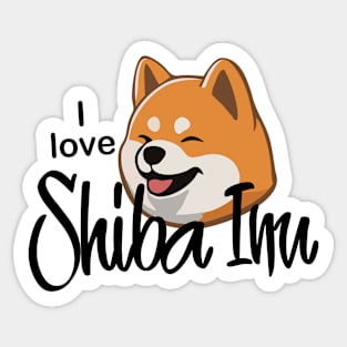 Shiba Love Sticker